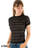 T-shirt ajouré - Guess Femme - Noir