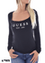 T-shirt stretch ML Noir - Guess Femme