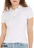Polo stretch à logo brodé - Tommy Jeans BLANC