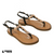 Sandales plates avec entre-doigts