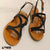 Sandales plates noir