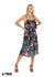 Robe tropical noir