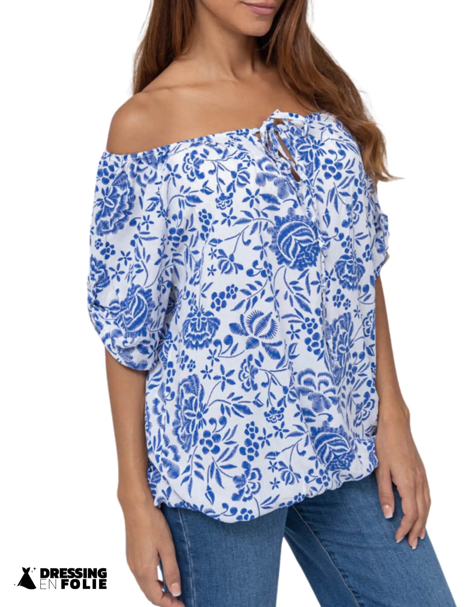 Blouse imprimée florale