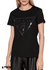 T-shirt 100% coton Noir - Guess Femme