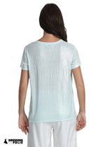T-shirt scintillant Vert - Molly bracken de dos