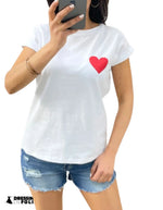 tee-shirt cœur - Vignette | Dressing en folie