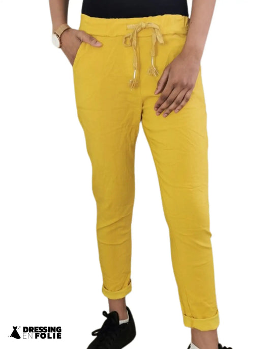 Pantalon magique jaune