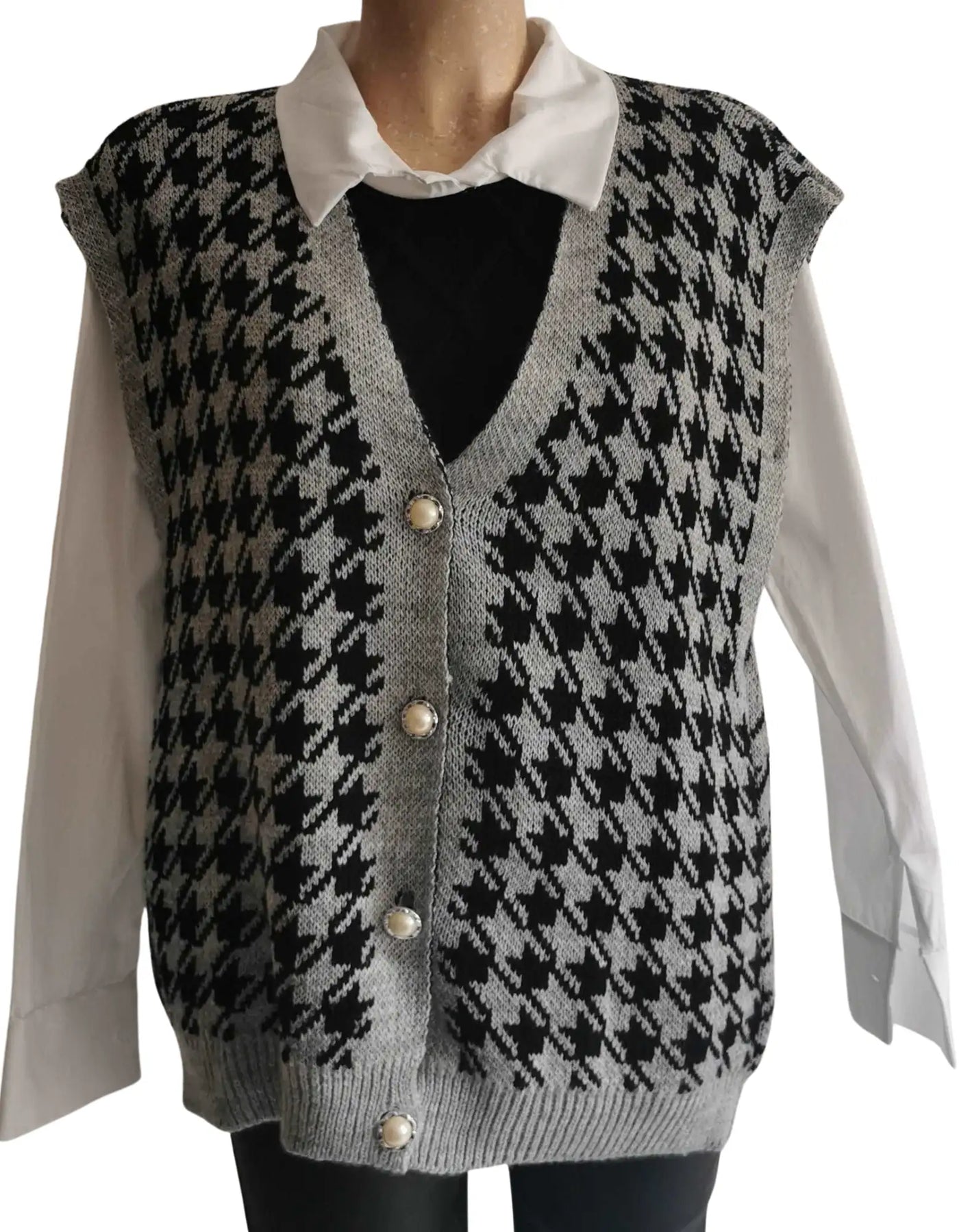 Gilet sans manches imprimée Femme
