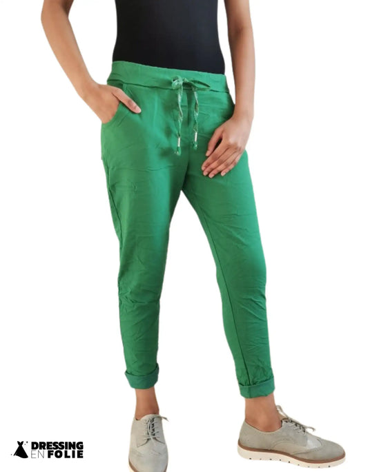 Pantalon magique vert