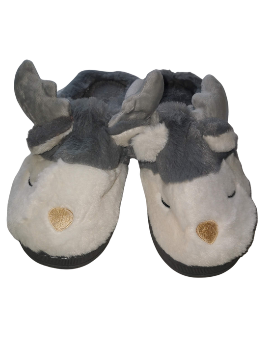 Chaussons mules Renne gris